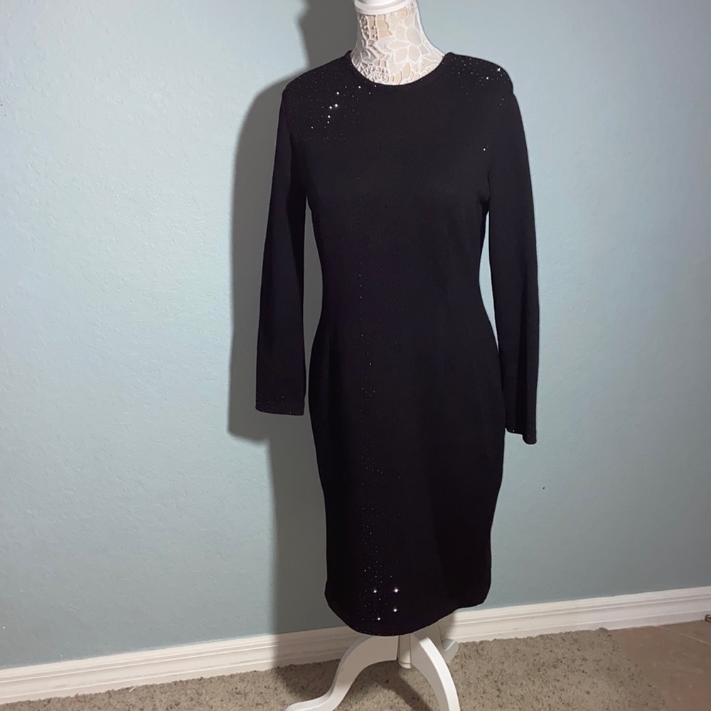 Gorgeous Elana Collection knit embellished dress